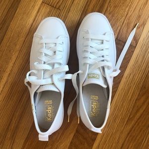 Keds Leather Platform Sneakers